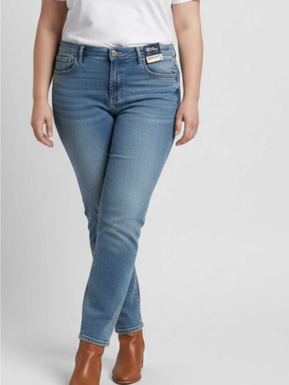 Slim High-Rise Skinny Jeans in Light Blue - Women Old Navy